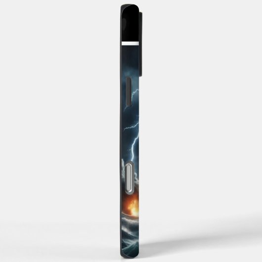 Piratenschiff im Sturm Case-Mate iPhone Hülle (Rückseite / Rechts)