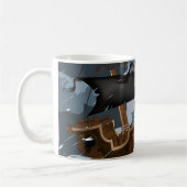 Piratenschiff im Sturm Kaffeetasse (Links)