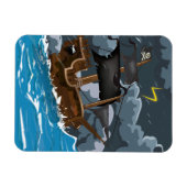 Piratenschiff im Sturm Magnet (Horizontal)