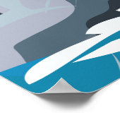 Piratenschiff im Sturm Poster (Ecke)