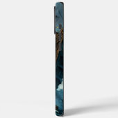 Piratenschiff im Wappen des Galleon Case-Mate iPhone Hülle (Rückseite / Links)