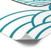 Piratenschiff in einem Kinderzimmer Kinderspielpla Poster (Ecke)