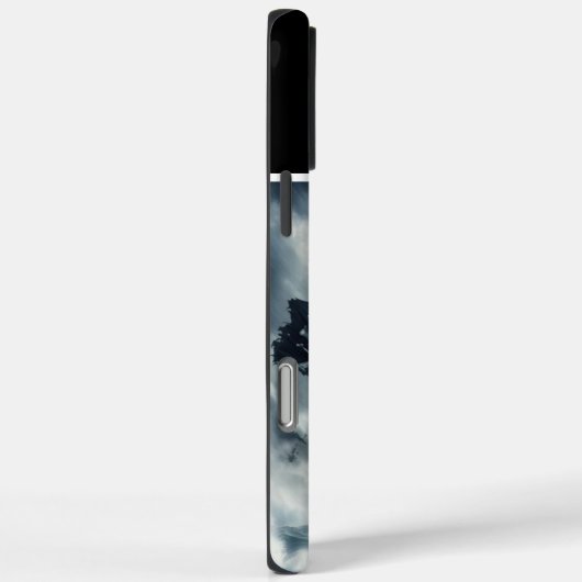 Piratenschiff in Sturmsee Case-Mate iPhone Hülle (Rückseite / Rechts)