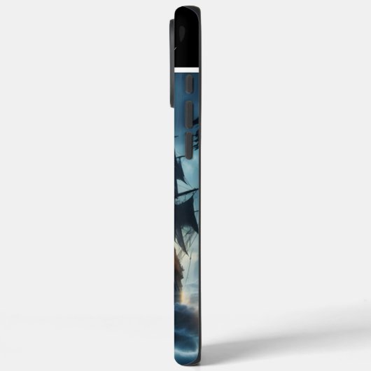 Piratenschiff in Tempest Case-Mate iPhone Hülle (Rückseite / Links)