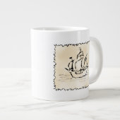 Piratenschiff. Jumbo-Tasse (Vorderseite Rechts)
