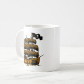 Piratenschiff-Kaffeetasse Kaffeetasse (Vorderseite Links)
