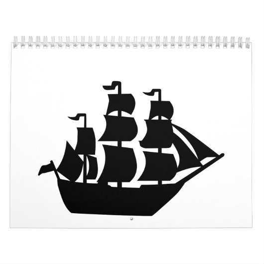 Piratenschiff Kalender (Titelbild)