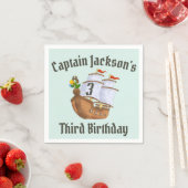 Piratenschiff Kinder-Geburtstagsparty Serviette (Beispiel)