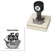 Piratenschiff Kinder Gummistempel (Stempel)