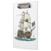 Piratenschiff Klemmbrett (Links)