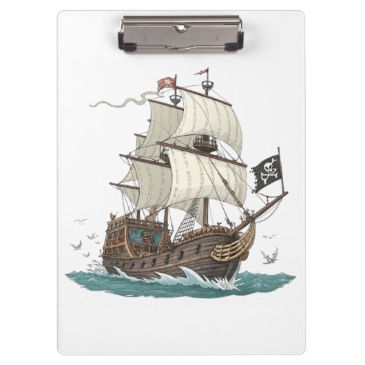 Piratenschiff Klemmbrett (Vorderseite)