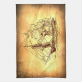 Piratenschiff Küchentuch (Vertikal)