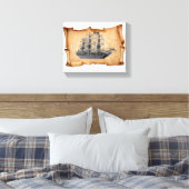 Piratenschiff Leinwanddruck (Insitu (Schlafzimmer))