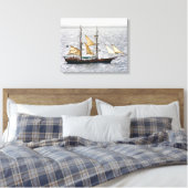 Piratenschiff Leinwanddruck (Insitu (Schlafzimmer))