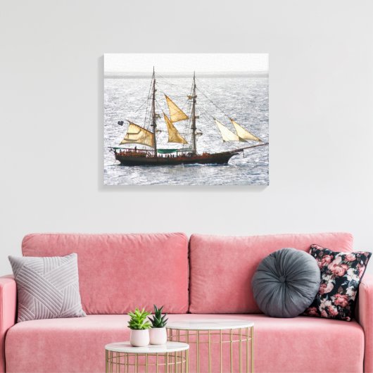 Piratenschiff Leinwanddruck (Insitu (Wohnzimmer))
