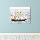 Piratenschiff Leinwanddruck (Insitu (Holzboden))