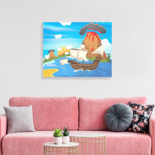 Piratenschiff Leinwanddruck (Insitu (Wohnzimmer))