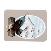 Piratenschiff Magnet (Horizontal)