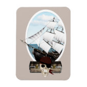Piratenschiff Magnet (Vertikal)