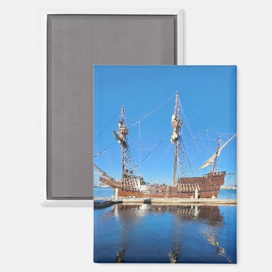 Piratenschiff Magnet (Vorderseite/Rückseite)