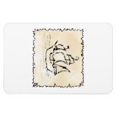 Piratenschiff. Magnet (Horizontal)