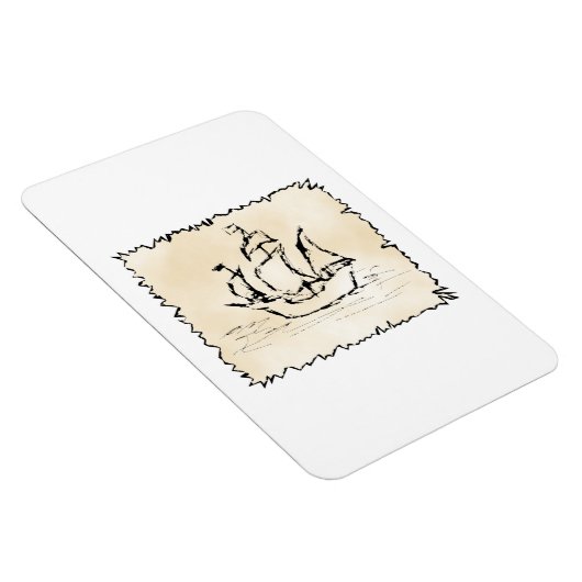 Piratenschiff. Magnet (Rechte Seite)