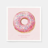 Piratenschiff mit Party "Tiere Kinder" Serviette (Vorderseite)