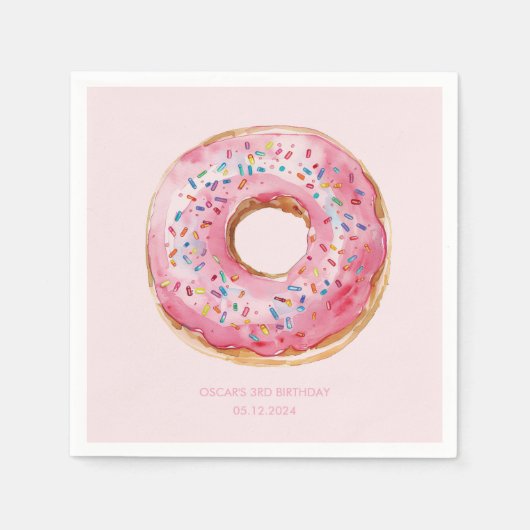 Piratenschiff mit Party "Tiere Kinder" Serviette (Vorderseite)