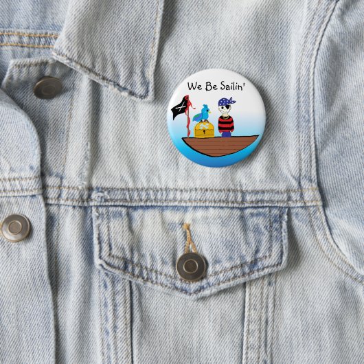 Piratenschiff mit Schatz Button (Beispiel)