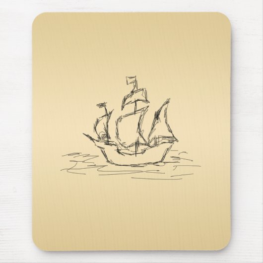 Piratenschiff Mousepad (Vorne)