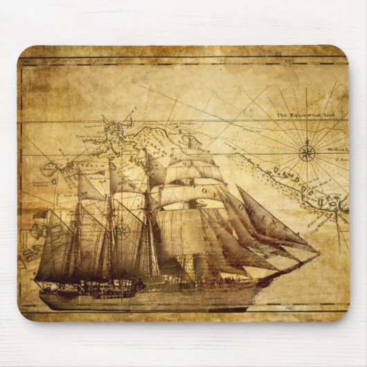 Piratenschiff Mousepad (Vorne)