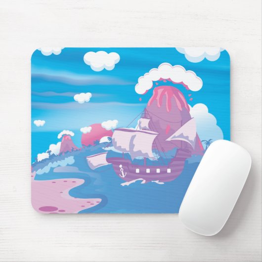 Piratenschiff Mousepad (Mit Mouse)