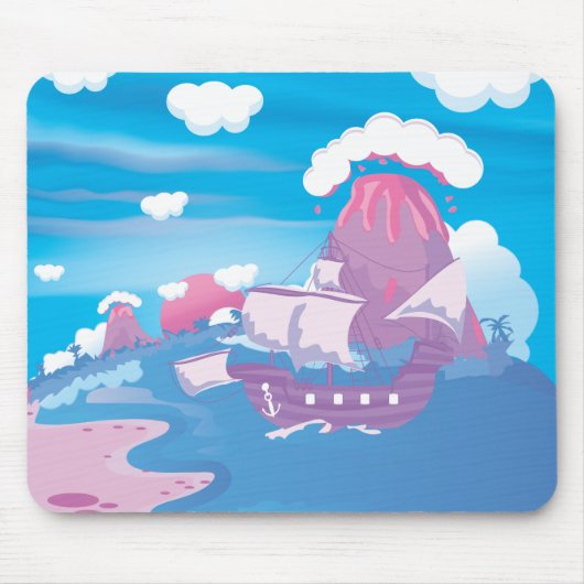 Piratenschiff Mousepad (Vorne)