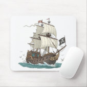 Piratenschiff Mousepad (Mit Mouse)