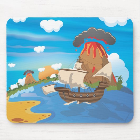 Piratenschiff Mousepad (Vorne)