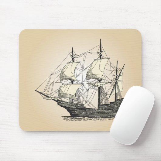 Piratenschiff Mousepad (Mit Mouse)