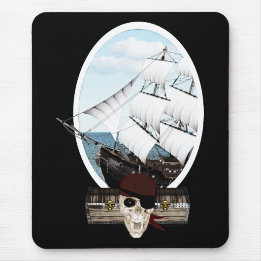 Piratenschiff Mousepad (Vorne)