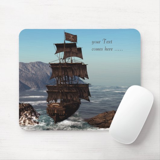 Piratenschiff Mousepad (Mit Mouse)