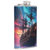 Piratenschiff Nebel und Monde Flachmann (Rechts)