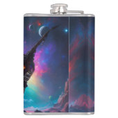 Piratenschiff Nebel und Monde Flachmann (Rückseite)