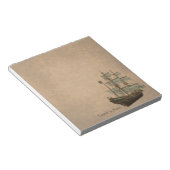 Piratenschiff Notepad Notizblock (angewinkelt)