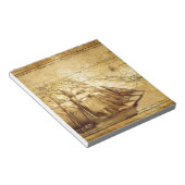 Piratenschiff Notizblock (angewinkelt)