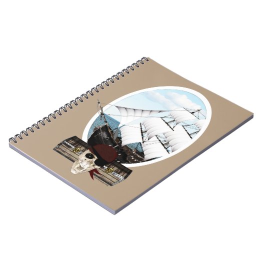 Piratenschiff Notizblock (Linke Seite)