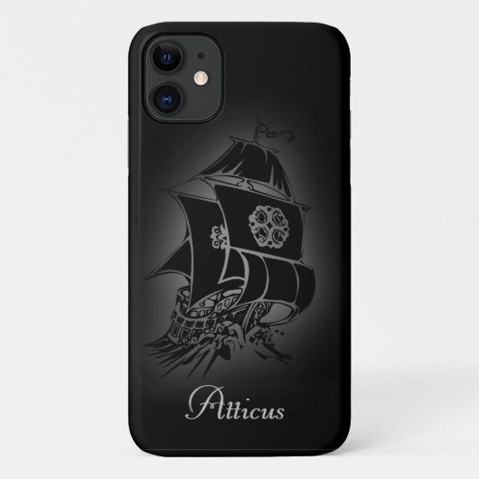 Piratenschiff Personal Case-Mate iPhone Hülle (Rückseite)