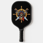 Piratenschiff Pickleball Schläger (Rückseite)
