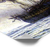 Piratenschiff Poster (Ecke)