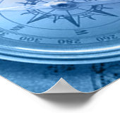 Piratenschiff Poster (Ecke)