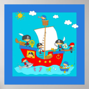 Piratenschiff Poster