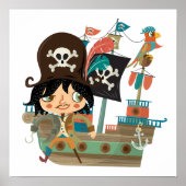 Piratenschiff Poster (Vorne)