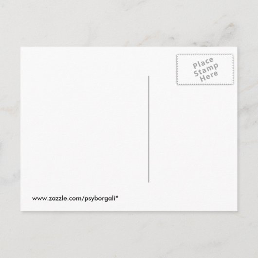 Piratenschiff. Postkarte (Rückseite)